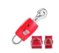 Ranley Mousqueton sécurisé pour collier chien - boucle crochet automatique avec libération rapide, connecteur de harnais pour animaux de randonnée jardin - pique-nique camping jardin et activités de