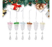 Ranley Pendentif pour sapin de Noël | 6 pièces souvenir d'hiver, décoration de Noël en acrylique pendentifs aux fruits de pin - pour seuil mural chambre à café fête