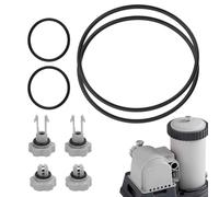 Ranley Pièces et joints de filtre à pompe à piscine, pièces de rechange de filtre à sable | Pièces de pompe à piscine,Kit de joints de pompe avec filtre à sable Kit O- avec vannes de