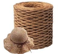 Ranley Raphia Pour L'artisanat, 150m Fil De Raphia Naturel, Fil De Raphia À Crocheter, Ruban De Papier Raphia, Raphia Pour Emballage Cadeau, Bricolage En Raphia Couleur Naturelle Pour Jouet