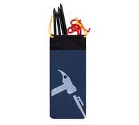 Ranley Sac de rangement pour piquets de tente, sac de rangement pour piquets de tente, sac de camping robuste et imperméable | Sac de rangement pliable pour piquets de terre 600D Oxford, Pourpre bleu