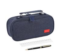 Ranley Trousse avec manigo, grand étui multicouche | sac stylos pour maison dortoir laboratoire céramique bureau extérieur artisanat bibliothèque, bleu marine, Fare riferimento alla descrizione, Se