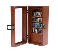 Ranley Vitrine pour petits livres, bibliothèque en bois miniature - Étagères de livres miniatures en bois faites à la main - Anti-stress, petite bibliothèque créative pour les amateurs de livres
