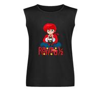 Ranma 1/2 There are Two Sides of A Life Anime Mens Sleeveless T-Shirt Black Unisex Vest Tank Tee M
