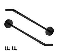 Rannb Lot de 2 crochets longs en acier inoxydable pour peignoirs 200 mm de long