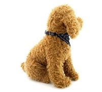 Ranphy Adorable petit bandana réglable pour chien et chat - Pour toutes saisons - Noir (animaux de petite race uniquement)