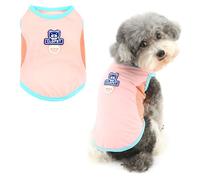 Ranphy Chemise de protection solaire pour petit chien avec anneau pour laisse, gilet sans manches en maille fraîche pour yorkshire, chihuahua, vêtements d'été, vêtements pour chat, marche en plein air