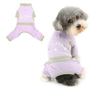 Ranphy Cool Pet Combinaison de protection solaire pour chiots et petits chiens - Pyjama doux avec anneau pour laisse - Vêtement d'été respirant pour yorkshire, chihuahua - Vêtement d'été pour chat