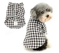 Ranphy Pyjama à deux pattes en coton mélangé doux pour animal de compagnie - Chemise pour chiens de petite et moyenne taille - Vêtements pour chat, yorkshire, chihuahua, bouledogue - Vêtements pour