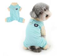 Ranphy Pyjama en maille piqué pour chiens de petite taille, combinaison à quatre pattes extensible et léger avec anneau en D, vêtements respirants pour chihuahua, yorkshire, chats et animaux