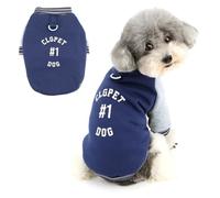 Ranphy Sweat-shirt en polaire avec anneau en D pour petits chiens et chats, pull chaud à imprimé lettres pour l'automne et l'hiver, tenue pour animaux de compagnie, vêtements pour chihuahua, yorkshire