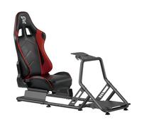 Cockpit SimRacing RANQER - Simulateur automobile avec siège baquet, châssis pour setup SimRacing complet, siège gaming modulable pour simulation voiture