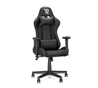 Ranqer Fauteuil Gaming Felix Ergonomique Style Racing en Similicuir Robuste avec Dossier Haut, Inclinaison Réglable, Coussins Amovibles pour Longues Sessions Et Grandes Tailles, Noir