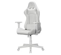 Ranqer Felix Chaise Gaming - Fauteuil de Gaming Professionnel - Chaise Gaming Ergonomique - Dossier inclinable à 180° avec Coussin - Structure en Nylon Stable - Entièrement Blanche