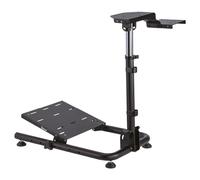 Ranqer Support ideal de jeu et stimulateur de course ajustable en métal pour gaming volant,pédales et leviers de vitesse non inclus