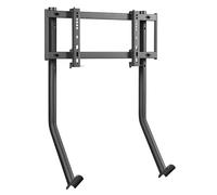 Ranqer Support Écran pour Simulateur de Course, Compatible Chaise Ranqer, pour TV 32'' à 50'', Réglage Angle 10°, Revêtement Anti-Rayures, Métal Noir