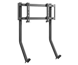 Ranqer Support Écran pour Simulateur de Course, Compatible Chaise Ranqer, pour TV 32'' à 50'', Réglage Angle 10°, Revêtement Anti-Rayures, Métal Noir