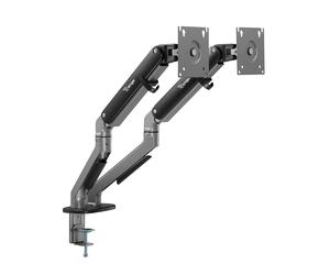 Ranqer Support pour Ecran Double Pro - Gris Sidéral - RQ-MONITOR-ARM-PRO-DUAL-SPACE-GRAY
