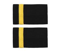 ranrann 1 Paire d'épaulettes à Barres pour Pilote d'avion Marine Accessoire Uniforme Type A Taille unique