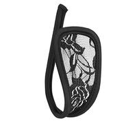 ranrann C-String Femme Sexy Ouvert Dentelle Slip Transparent Tanga T-Back Culotte sous-vêtements Erotique Thong Bikini Culotte Invisible Underwear Lingerie de Nuit Type A Noir Taille Unique