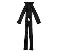 ranrann Collant Homme Sexy Ouvert Entrejambe Bodystocking Transparent Extensible Bodysuit Ouvert Jockstrap Erotique Gay Penis Trou Combianison Manche Longue Pantalon (Taille Unique, Noir)