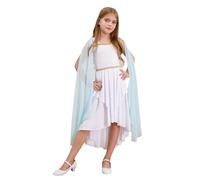 ranrann Robe Grecque Fille Enfant Toge Déesse Romaine Grec Halloween Carnaval 5-16 Ans Bleu Clair 15-16 Ans