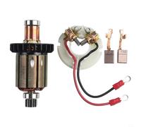 RANRAO Armature Kit Compatible avec Le Porte-Brosse Armature et Les balais de Carbone CB440 DHP458 BHP458 BDF458 DDF458Z DF458D