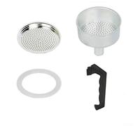 RANRAO Kit complet de pièces de rechange pour poignée de casserole à moka, joint, entonnoir, filtre (12 tasses)