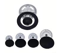 RANRAO Kit de capuchon de flamme et couronne de brûleur à gaz en métal pour cuisinière Sabaf Stoves Crown Flame Cover Pièce de rechange (plat), L240V6J4LCSF5P05WH7W917DM4H47Q