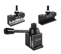 RANRAO Lot de 3 porte-outils à changement rapide de type cale 250-000 250-001 250-002, changement rapide de rotation et support de tournage pour tour