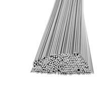 RANRAO Lot de 50 fils de soudure en aluminium à basse température, tiges de soudure en aluminium, soudure facile à fondre à basse température, 1,6 mm x 25 cm
