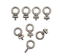 RANRAO Lot de 8 butées de rail d'auvent en acier inoxydable, 6 mm, butée d'auvent pour empêcher le levage d'œillets - Accessoires de caravane pour camping-car