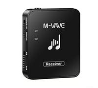 RANRAO Système de moniteur intra-auriculaire sans fil 2,4 G - Émetteur récepteur rechargeable pour studio de répétition en direct