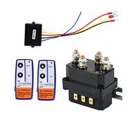 RANRAO Treuil électrique sans fil, télécommande sans fil, 12 V 250 A, pour treuil moteur, ouvre-portail, contrôleur à distance pour 5000-7000lb 4WD ATV UTV SUV