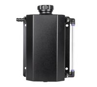 RANSOTO Réservoir de trop-plein universel en aluminium pour liquide de refroidissement - 2 L - Noir