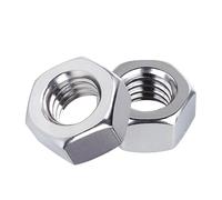 Ranstac Lot de 100 écrous hexagonaux hexagonaux en acier inoxydable 304 #8-32, écrous de fixation, écrous de rechange HS/LM-01