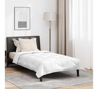 Rantry Couette et Oreiller Microfibre Blanc Design Matelassé - Confort et Entretien Facile