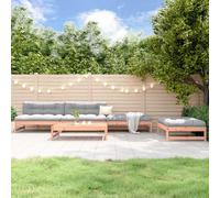Rantry Ensemble de meubles de jardin 5 pièces en bois massif Douglas, ensemble de meubles de jardin, patio, cour, terrasse, balcon, canapé, sièges assis, meubles d'angle, canapé de jardin type 4