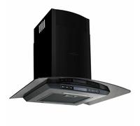 Rantry Hotte aspirante murale en acier inoxydable 756 m³/h 60 cm noire, décoration de meubles, meubles d'intérieur/extérieur pour salon, bureau Model50709