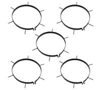 Rantry Lot de 5 pinces pour aérateur de gazon avec pointes Ø 30 cm en fer