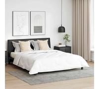 Rantry Matelas，Matelas Emma Ensemble de Couette 3 pcs Blanc 240 x 200 cm Microfibre
