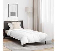 Rantry Matelas，Matelas Emma Ensemble de Couette avec Oreiller 2 pcs Blanc 140 x 220 cm Bas