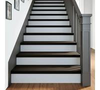 Rantry Matelas,Matelas Emma Marches d'escalier 12 pcs Marron foncé 100x25x2 cm chêne Massif
