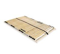 Rantry Matelas pour lit Electrique,lit 1 Personne Sommier à Lattes sans Matelas avec 28 Lattes 7 Zones 140x200 cm