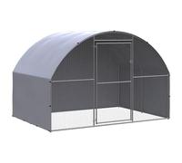 Rantry Poulailler d'extérieur 3 x 2 x 2 m en acier galvanisé poulailler petite cage pour animaux de compagnie Model3095472