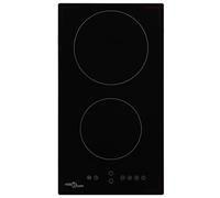 Rantry Table de cuisson en céramique avec 2 zones et commandes tactiles 3000 W, décoration de meubles, meubles d'intérieur/extérieur pour salon bureau