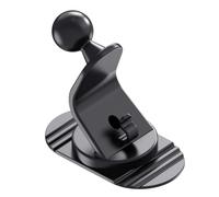 Ranuw Adaptateur rotatif à 360 degrés pour grille d'aération de voiture avec mécanisme de verrouillage pour rotule de 17 mm, support de téléphone, support de navigation, clip magnétique pour téléphone