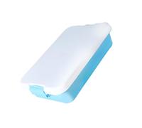 Ranuw Bac à sable en plastique avec couvercle, boîte de rangement pour jouets pour enfants, activités de plage et voyages de vacances, boîte à jouets