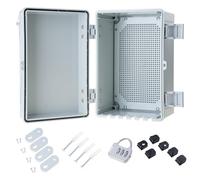 Ranuw Boîte de distribution extérieure multi-usages, couvercles étanches avec serrure, accessoires pour jardin et terrasses, usage quotidien occasionnel, boîtier industriel