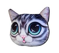 Ranuw Coussin d'appui-tête doux Chien et chat Mignon Coussin de nuque Appuie-tête de voiture Coussin de siège auto pour adultes adolescents Unisexe Intérieur Accessoires de voiture